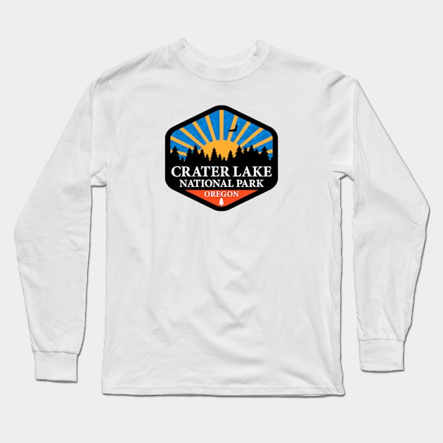 Crater Lake National Park Oregon Long Sleeve T-Shirt by heybert00